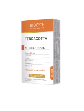 Supliment alimentar Autobronzant, Biocyte, Terracotta Cocktail Autobronzant, 30 capsule